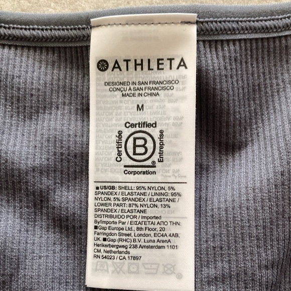 NWOT Athleta Aurora Seamless Crop Rib Tank - Picture 8 of 9